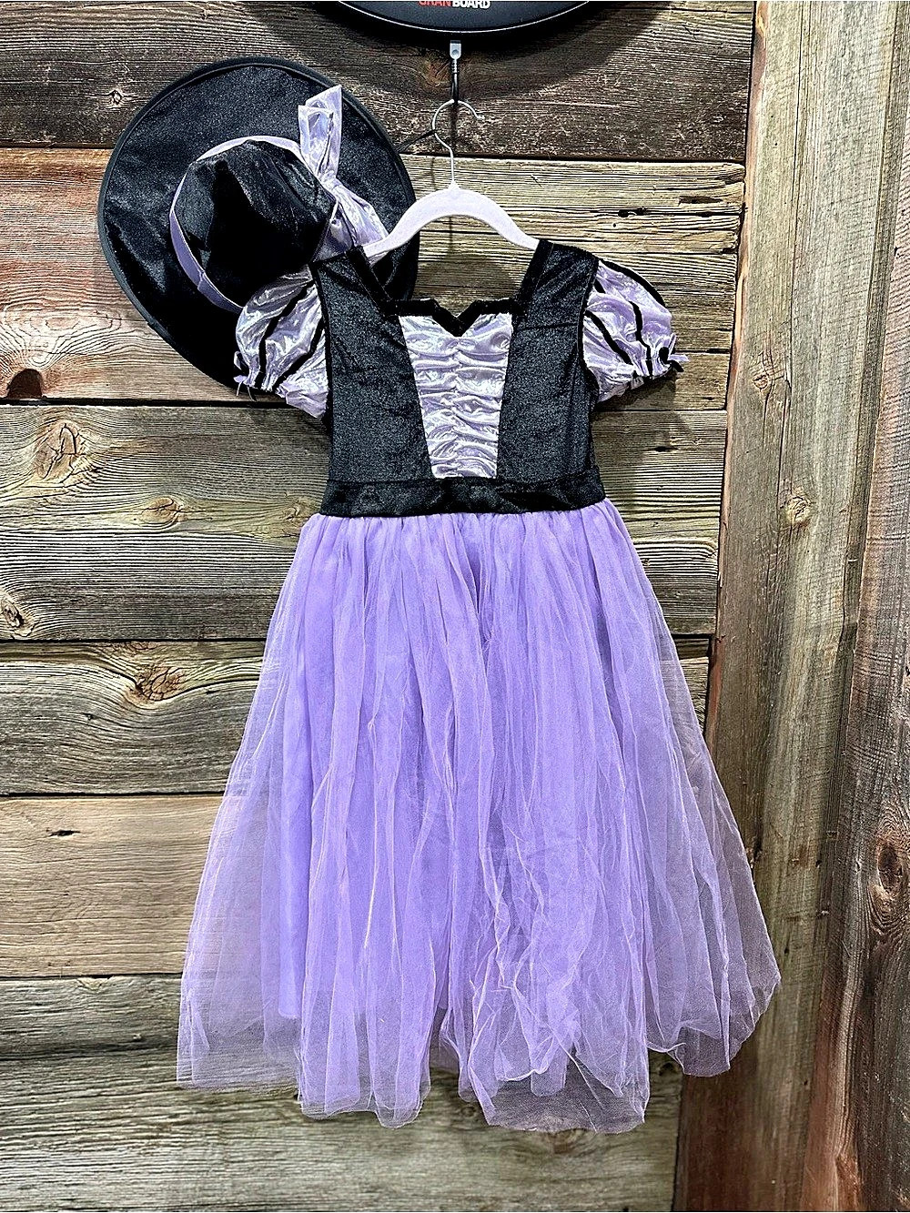 Children’s Purple & Black Witch Costume Dress Small 4/6